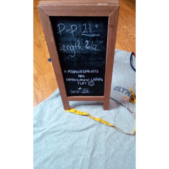 Salt Lake 2002 Event Olympics Shirt Men's Large Gray Blue T-Shirt - Picture 7 of 7